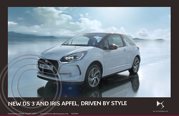 1. NEW DS 3 AND FASHION ICON IRIS APFEL, DRIVEN BY STYLE