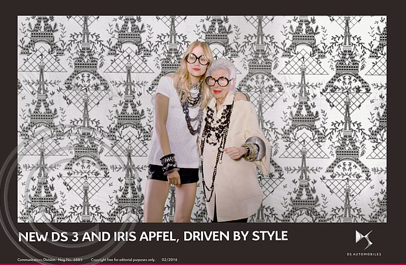 7.NEW DS 3 AND FASHION ICON IRIS APFEL, DRIVEN BY STYLE