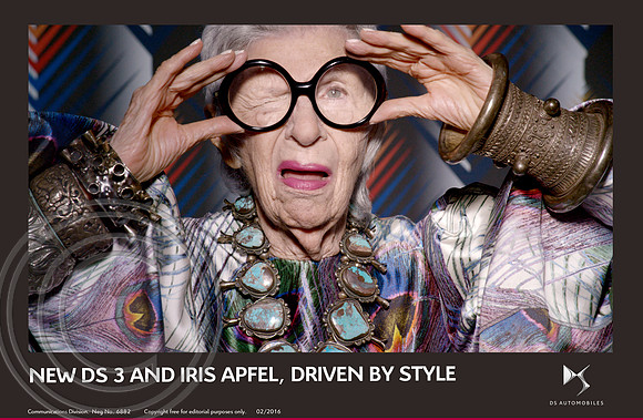 4.NEW DS 3 AND FASHION ICON IRIS APFEL, DRIVEN BY STYLE