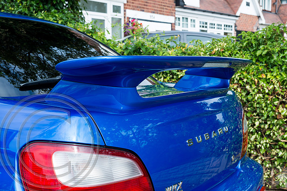 Raised Rear Wing of Charles Davis' WRX NB-R