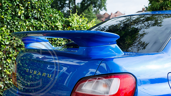 Raised Rear Wing of Charles Davis' WRX NB-R