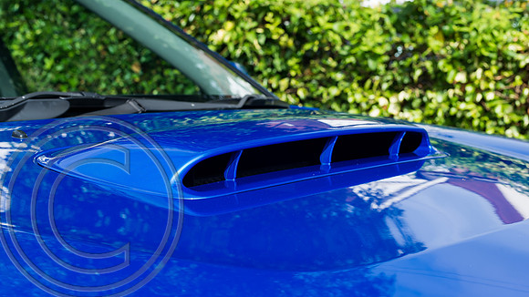 The characteristic WRX Front Scoop of Charles Davis' WRX NB-R